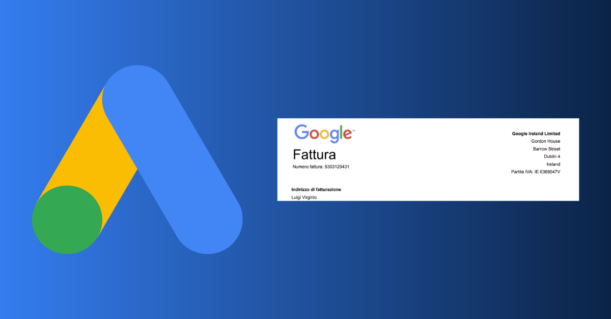 guida alle fatture google ads